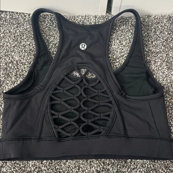 Lululemon Athletica Black Sport Bra - Picture 4 of 5
